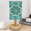 DIY Special Shaped Diamond Painting Wooden Stand LED Lamp Night Light Kit Bedside Small Desk Light Home Decoration Lamp