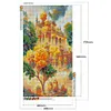 >SALE<5D DIY Full Round Drill Diamond Painting Rose Manor Art Home Decoration (sz2606)