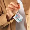 8pcs/set DIY Diamond Painting Special Shape Double Sided Diamond Art Ornaments Keychain Kit