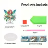 2Pcs Green Butterfly Fairy - 5D DIY Craft Pendant