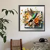 (US Local)Hummingbird Out of the Frame-Full Round Diamond Painting(40x40cm)