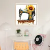 Sewing Machine-11CT Stamped Cross Stitch 45*45cm/17.72*17.72in