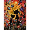 Cat - 14CT Stamped Cross Stitch Kit(40x50cm)