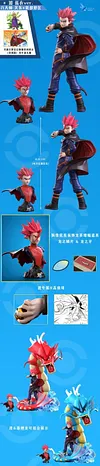 1/20 Scale World Zukan Lance & Gyarados - Pokemon Resin Statue - QN Studios
