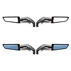 2Pcs/Pair Motorcycle Mirrors Universal 10mm 8mm Wind Wing Side Rearview Mirrors