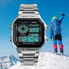 50M Waterproof Alarm Sports Wrist Watch Countdown Timer Wrist Watch Lovers Gifts