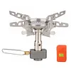 Camp Stove Ultralight Collapsible Stove Burner for Outdoor Hiking Cooking Burner