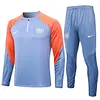 Joyfball 2024/2025 Internazionale Milan Half-Pull Training Suit Grey Jersey 1:1 Thai Quality Set
