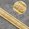 >SALE<3D Foam Self-adhesive Waist Corner Line DIY Wall Edge Strip Skirt (Wood)