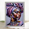 (Stamped/Counted) Purple Gemstone Woman-11CT Cross Stitch 40*55cm/15.75*21.65in