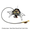 Camping Gas Stove Windproof Gas Burner Folding Furnace For Cooking Hiking Picnic
