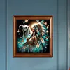 (US Local)Paint By Numbers Kit On Canvas DIY Oil Art Girl Picture Home Wall Decor40x40cm