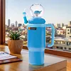 24oz Stainless Steel Whale Fountain Tumbler Perfect for Kids Teens and Adults