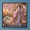 Japanese Geisha-Partial Special Shaped Diamond painting 30*30cm