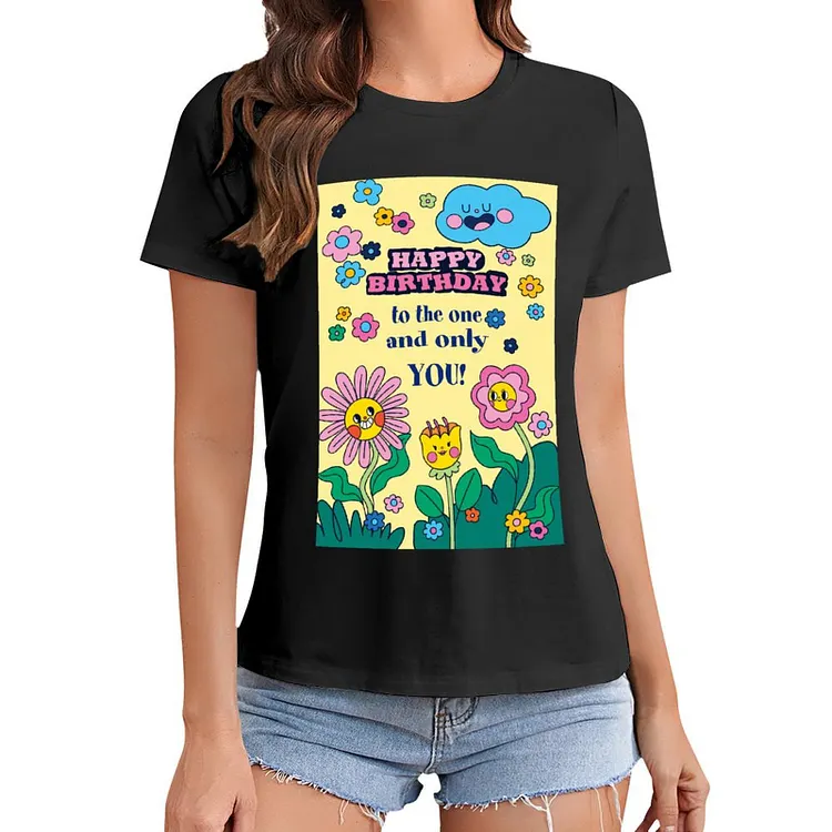 Happy birthday T-shirt Women