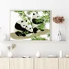 Panda - 9CT Partial Beaded Cross Stitch Kit(52x40cm)