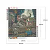 Diamond Painting -DIY Round Drill Elephant(40*40 CM)