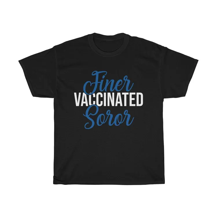 Simple printed round neck T-shirt