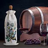 DIY Diamond Painting Wine Bags Diamond Art Liquor Bottle Covers Kit (Flowers)