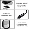 Car Heater 12/24V 120W Portable Electric Heating Fan Defogger Defroster Demister