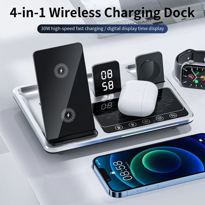 Three In One Multi-Function Wireless Charger