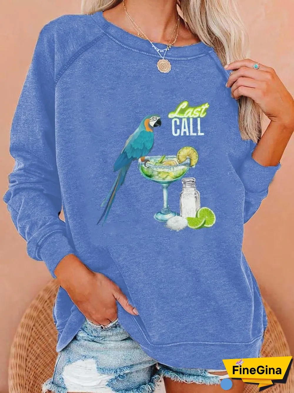 Women's Beach Lover Casual Sweatshirt
