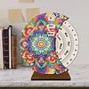 Diamond Painting Wooden Mandala Moon Perpetual Calendar