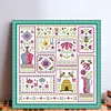 (Counted/Stamped) Bees In The Garden-14CT Cross Stitch 33*33cm/12.99*12.99in