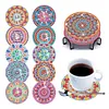 10pcs/set DIY Special Shape Diamond Painting Coasters Kits ( Mandala )
