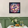 Butterfly Dance Girl-Partial Special Shaped Diamond painting 30*30CM