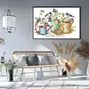 Bird And Kettle - 14CT Stamped Cross Stitch 34*26cm/13.39*10.24in