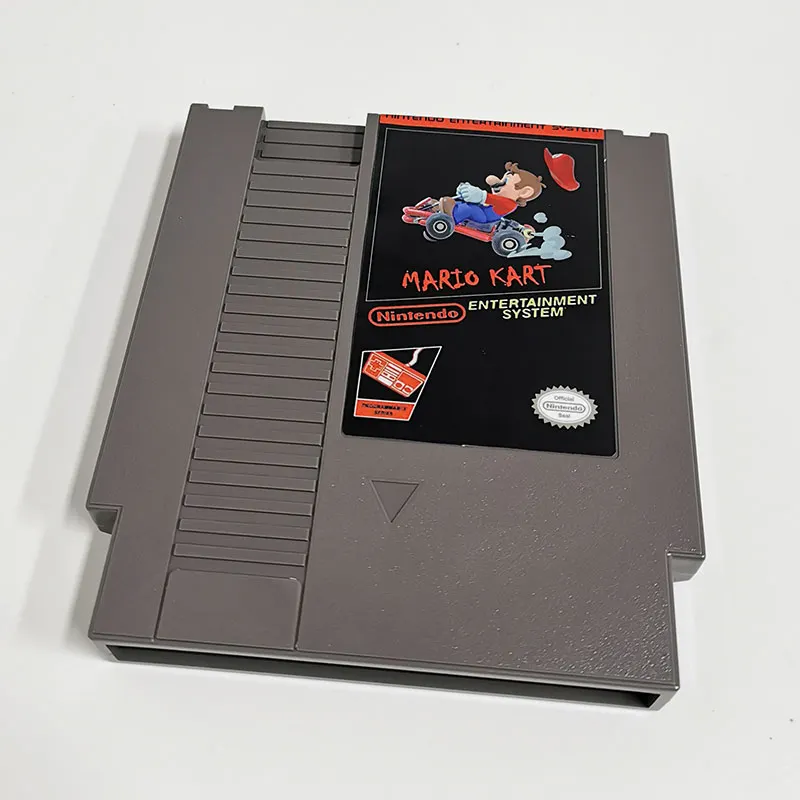 Mario Kart For Nintendo NES - 8 Bit Game Cartridge