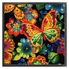 Butterfly - Full Embroidery 9 CT Stamped Cross Stitch Bead Embroidery - 40*40CM
