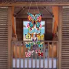 DIY Diamond Painting Double Sided 3D Wind Chime Flower Butterfly Pendant Hanging Kits