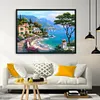 Seaside Town - 11CT Stamped Cross Stitch - 50*40cm