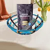 (US Local)Flower Diamond Painting Wooden Serving Tray Decorative Diamond Art Fruit Tray(A)