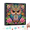(Pre-Framed)Owl-Special Shape Diamond Painting Kit(29x29cm)