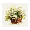 Flower-11CT Stamped Cross Stitch Kit(37*37cm)