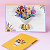 Flower Bouquet-Pop Up Greeting Card