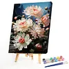 White Chrysanthemum-Paint by Numbers Acrylic Painting 30*40CM
