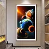 >SALE<5D DIY Full Round Drill Diamond Painting Cosmic Starry Sky for Home Decor