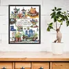 Garden Story-14CT Stamped Cross Stitch 41*53cm/16.14*20.87in
