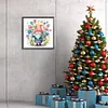 >SALE<5D DIY Partial Special Shaped Drill Diamond Painting Flower Gnome Decor 30x30cm