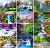 12Pack Landscape-Full Round Diamond Painting(30x40cm)