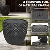[US Local Warehouse] 2 Pack Shade Sail Poles 10FT Outdoor Sun Shade Poles 2.48in Diameter Heavy Duty Metal Post for Deck Patio Outside Backyard