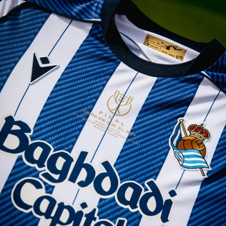 【S~4XL】Real Sociedad 2026 Copa del Rey Final Jersey