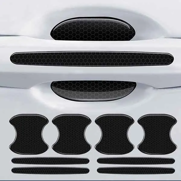 Carbon Fiber Car Door Handle Cup Cover (4PCS)