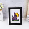 12pcs Witch DIY Mini Round Diamond Painting Set 12x17cm