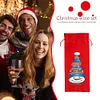 5D DIY Special Shaped Drill Diamond Painting Christmas Snowman Wine Bottle Bags Covers Kits