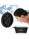 Face Ice Bath - Foldable Washbasin With Built-In Ice Tray Bowl For Face Ice Bath